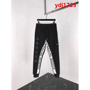 Chrome hearts 克羅心 18ss秋冬新款 梵文馬蹄印花衛褲 情侶款 ydi1723