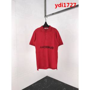Gvc紀梵希 19ss春夏新款Polo衫 絲光棉短袖 立體字母刺繡 簡約百搭風格 男女同款 ydi1727