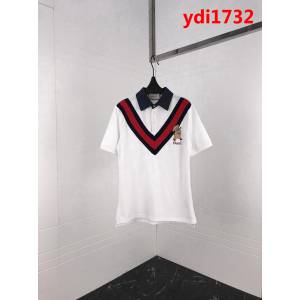 GUCCI古馳 19早春新款 官網同步 NY系列  絲光珠地棉Polo衫 男女同款 ydi1732