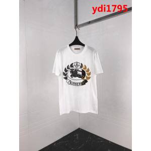BURBERRY巴寶莉 19早春新款 典藏刺繡騎士戰馬徽章 純棉白色 男款短袖 ydi1795