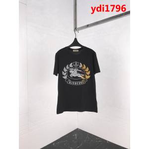 BURBERRY巴寶莉 19早春新款 典藏刺繡騎士戰馬徽章 純棉黑色 男款短袖 ydi1796