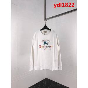 BURBERRY巴寶莉 18FW秋冬新款 彩虹騎士字母刺繡 純棉抓絨衛衣 情侶款 ydi1822