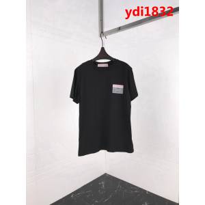 DIOR迪奧 19ss早春新款 限定款 金粉logo系列 純棉黑色短袖 男女同款 ydi1832