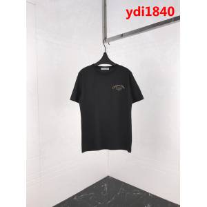 DIOR迪奧 2019SS新品 歐洲專櫃同款 最新印花 絲光棉白色短袖 情侶款 ydi1840
