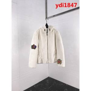 DＧ杜嘉班納 18FW秋冬新款 愛神丘比特燙鑽刺繡logo 毛絨外套 情侶款 ydi1847
