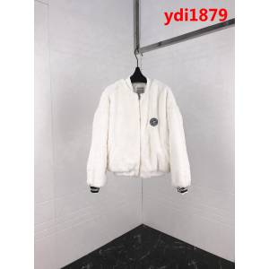 CHANEL香奈兒 18ss冬季新款 小香防貂毛 女款加棉白色外套 ydi1879