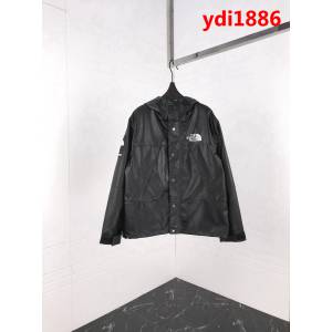 SUPREME X TNF 重工聯名皮質 黑色 抓絨衝鋒衣 情侶款 ydi1886