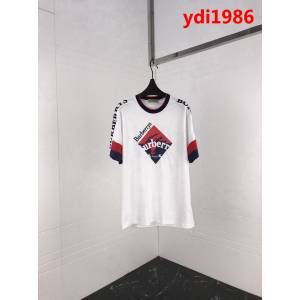 BURBERRY巴寶莉 專櫃同步 最新拼色系列 19SS早春新款 短袖 男女同款 ydi1986