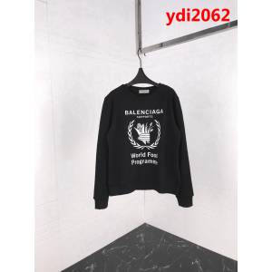 Balenciaga巴黎世家 18ss秋冬新款套頭衛衣 糧食計畫署系列圖案 定制純棉加絨面料 高版本男女同款 ydi2062