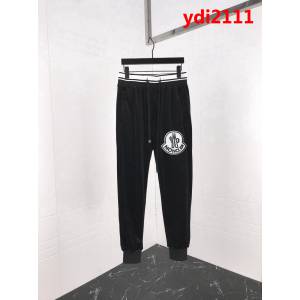 MONCLER蒙口 專櫃品質 18F/W秋冬新款 絲絨衛褲 真絲天鵝絨面料 腰頭包邊 做工精細 ydi2111