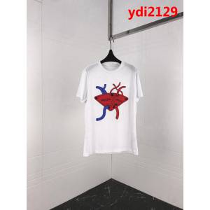 PRADA普拉達 19早春 外星人字母短袖 數碼直噴工藝 絲光棉面料 男女同款 ydi2129