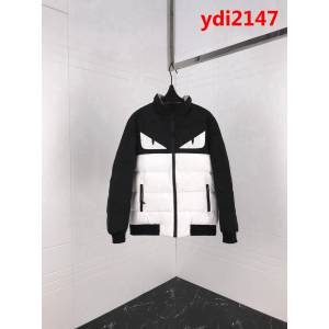FENDI芬迪 2018SS秋冬 膠板小怪獸主題 白鵝絨羽絨服 高版本情侶款 ydi2147