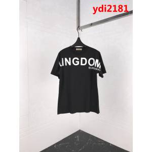 BURBERRY巴寶莉 19ss限量版 kingdom系列 歐洲專櫃同款 白色絲光棉 男款短袖 ydi2181