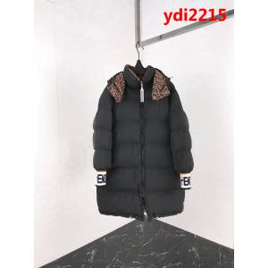 FENDI芬迪 18專櫃同步秋冬新款 全方位FF圖案 長款羽絨棉服 情侶款 ydi2215
