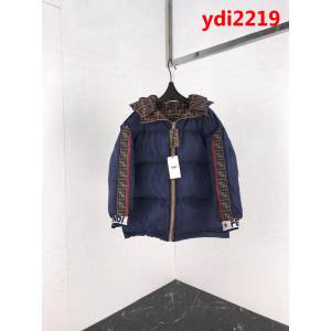 FENDI芬迪 18專櫃同步 秋冬新款 全方位FF圖案 兩面穿 羽絨棉服 情侶款 ydi2219
