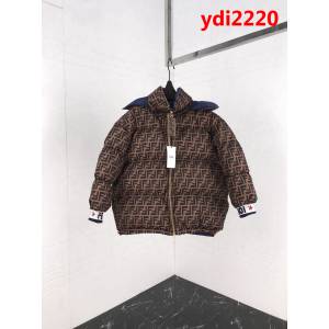 FENDI芬迪 18專櫃同步 秋冬新款 全方位FF圖案 兩面穿 羽絨棉服 情侶款 ydi2220