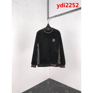 FENDI芬迪 18秋冬最新款 加厚加絨 男款絲絨套裝  ydi2252