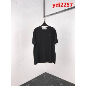OFF-White19ss早春 油畫箭頭 黑色短袖T-shirt 新季新元素油畫圖案 康麗數碼直噴印花 高品質 男女同款 ydi2257