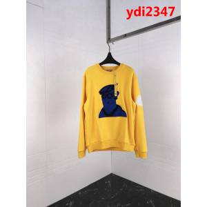 Moncler蒙口 18SS秋冬新款衛衣 定制刺繡人像章仔LOGO 定制原版抓絨面料 手感特別舒服 男女款 ydi2347
