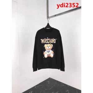 MOS莫斯奇諾 18ss 小熊彩燈耶誕節限量款圓領衛衣 純棉加絨面料 保暖性高 高版本男女同款 ydi2352