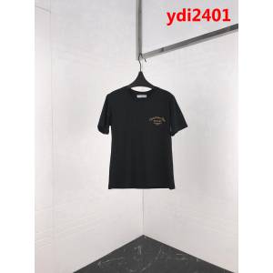 DIOR迪奧 19ss早春新款 ATELIER系列 刺繡火焰紋章短袖 定制面料 男女同款 ydi2401