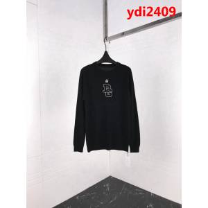 DＧ杜嘉班納 18SS秋冬新款 奴羊毛毛衣 胸口刺繡毛巾底DG圖案 保暖舒適男款羊毛衫 ydi2409