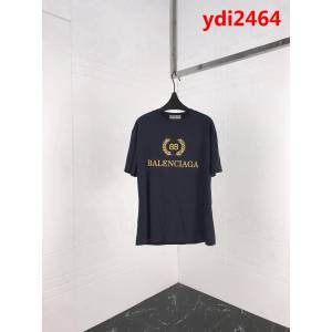 BALENCIAGA巴黎世家 19ss 麥穗雙B短袖 定制面料 七色可選百搭款 男女同款 ydi2464