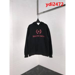 BALENCIAGA巴黎世家 18ss秋冬新款 粉色麥穗連帽衛衣 定制韓國毛圈布 內裏抓絨 原版複刻 os寬鬆版 男女同款 ydi2472