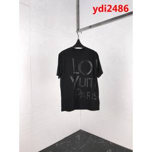 LV路易威登 19春季新款短袖 字母印花圖案 定制棉面料 高版本男女同款 ydi2486