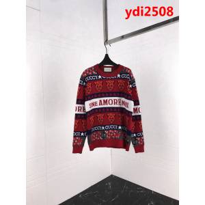 GUCCI古馳 19ss春夏 花卉環蛇虎頭提花毛衣 男女同款 ydi2508