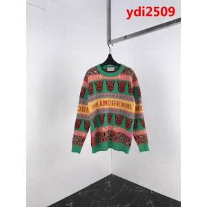 GUCCI古馳 19ss春夏 花卉環蛇虎頭提花毛衣 男女同款 ydi2509