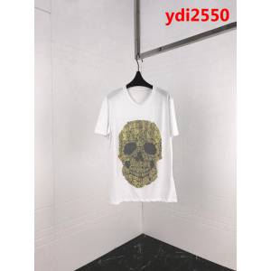 pp 19ss早春 燙鑽短袖 大幅度進口奧鑽燙鑽工藝 定制絲光棉 工藝細節完美 ydi2550