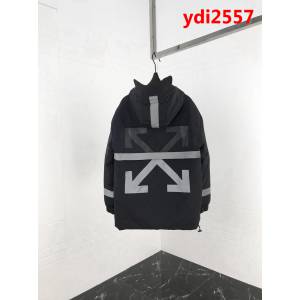Moncler X OFF 18秋冬新款羽絨服 定制3M反光剪頭 雙層覆蓋設計 高版本情侶款 ydi2557