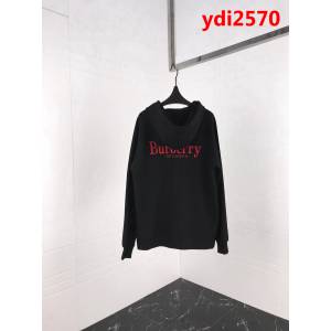 BURBERRY巴寶莉 19ss春季新款 寬鬆版 拉鏈衛衣外套 背後刺繡字母 高版本男女同款 ydi2570