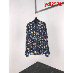 LV路易威登 19ss Galaxy星空系列 銀河行星圖案 活性印花工藝 無膠感 原版真絲混紡面料 高版本男女同款 ydi2572