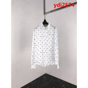 GUCCI古馳 官網同步 19ss早春新款 滿印星星長袖襯衫 定制綢緞面料 ydi2574