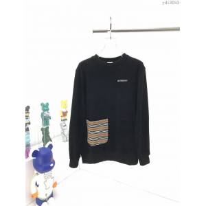 Burberry男裝 巴寶莉新款口袋拼接衛衣 Burberry高版本圓領衛衣  ydi3053