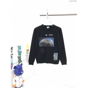 Burberry男裝 巴寶莉秋冬新款星球印花黑色毛衣 男女同款  ydi3133