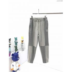 Loewe男裝 羅意威20秋冬新款平紋針織棉拼接衛褲  ydi3146