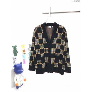 Burberry男裝 巴寶莉最新格紋開衫 情侶款全羊毛外套  ydi3246