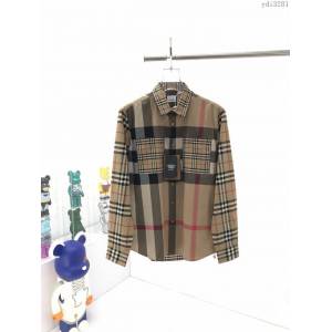 Burberry男裝 巴寶莉2020新款拼接剪裁長袖襯衫  ydi3281