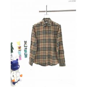 Burberry男裝 巴寶莉新款格紋棉質法蘭絨襯衫 Burberry男士格子襯衫  ydi3290