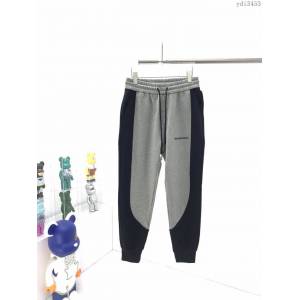 Balenciaga男裝 巴黎世家秋冬新款撞色拼接加厚衛褲  ydi3453