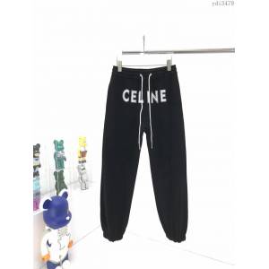 CELINE男裝 賽琳2020秋冬新款CEI簡單字母百搭純棉衛褲  ydi3479
